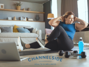 GLP-1 Weight Loss - woman exercising.