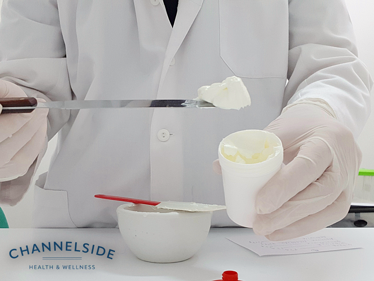 Compounded medicine-compounded GLP -1 by a pharmacist.