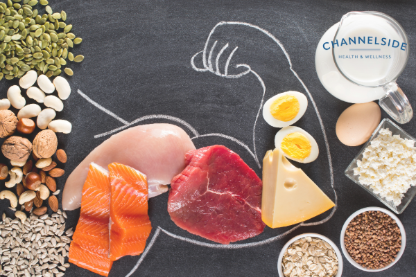 building lean muscles with peptide therapy and diet.