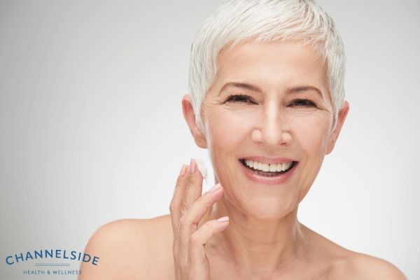  When experiencing the benefits of topical face cream for menopausal skin.
